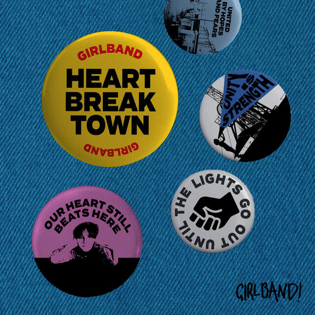 Girlband HEARTBREAK TOWN EP Album Art